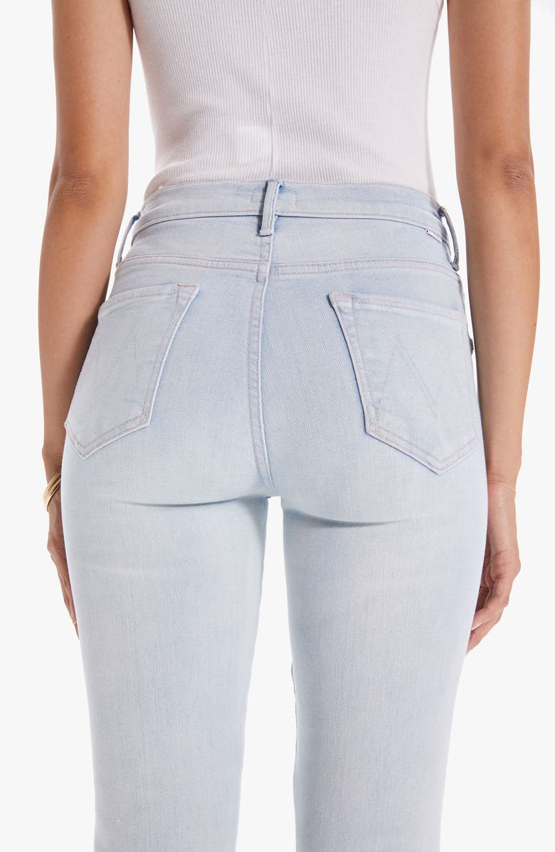 MOTHER The Super Cruiser High Waist Double Heel Flare Jeans, Alternate, color, 