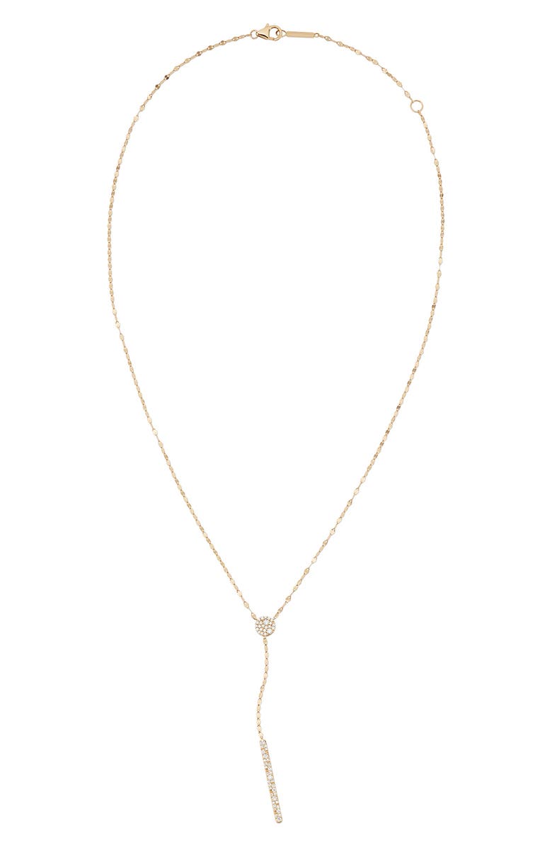LANA Diamond Cluster Y-Necklace, Main, color, 