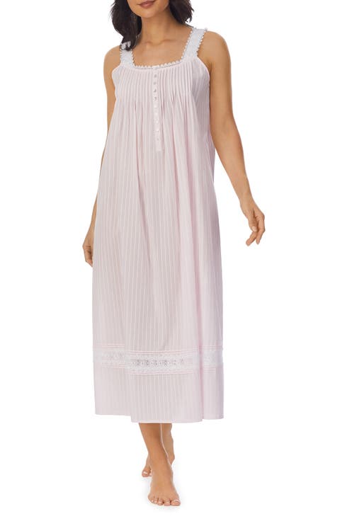 Sleeveless Cotton Nightgown