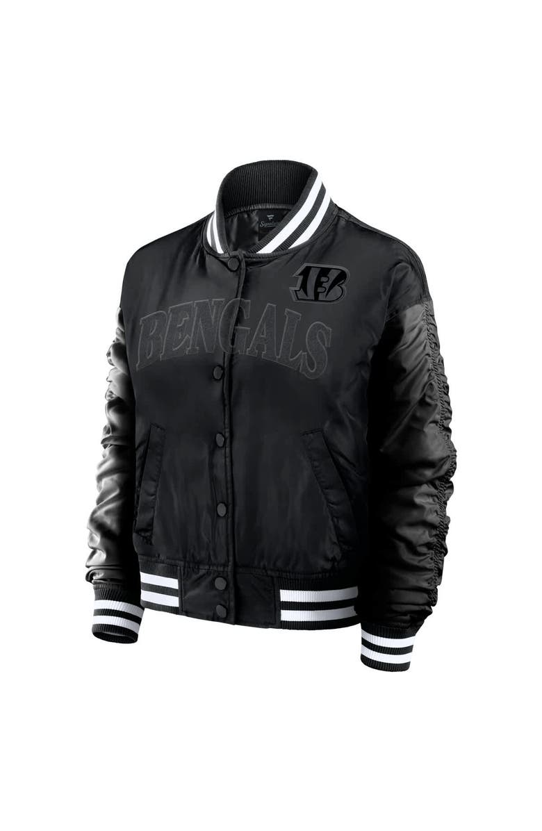 FANATICS Women's Fanatics  Black Cincinnati Bengals Elements Wave Full-Snap Jacket, Alternate, color, Black