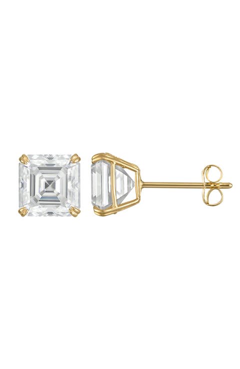 14k Gold Moissanite Stud Earrings