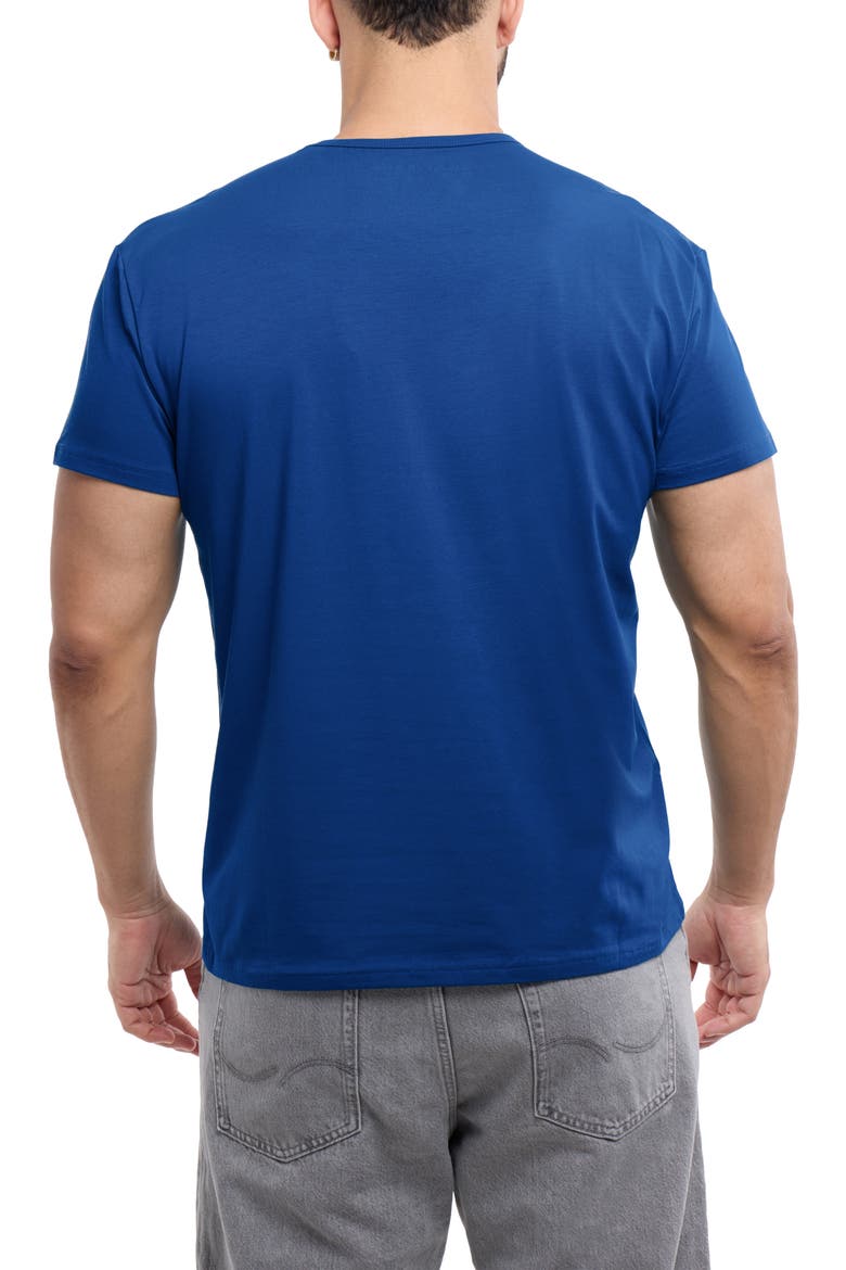Flex Crewneck T-Shirt, Alternate, color, TRUE BLUE