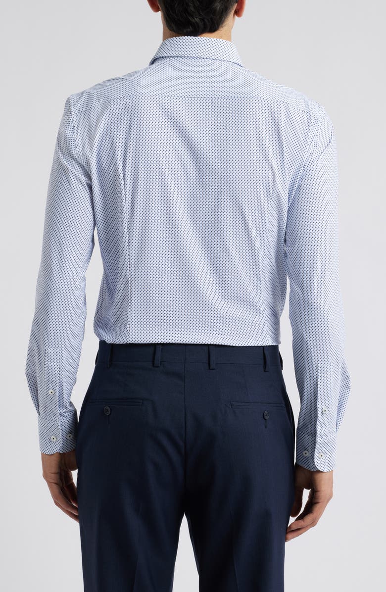 BOSS Hank Kent Slim Fit Performance Stretch Dress Shirt, Alternate, color, Lt Past/Bu