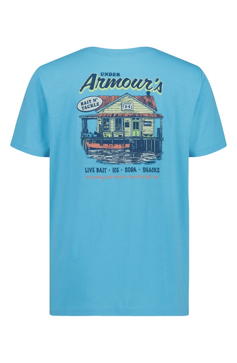 Under Armour Kids' Fish Shack Graphic T-Shirt, Alternate, color, Fresco Blue