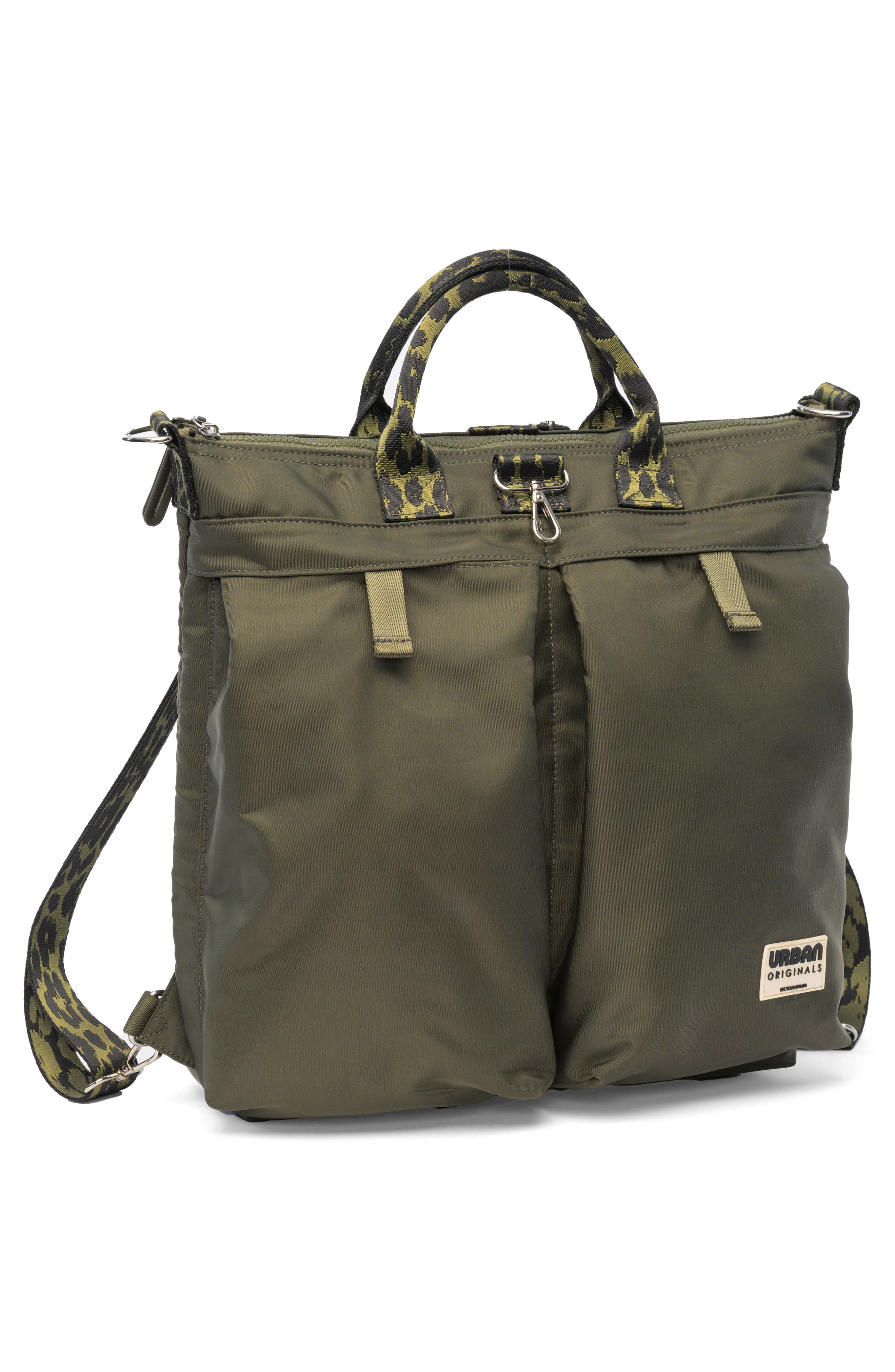 Como Tote Backpack, Alternate, color, GREEN