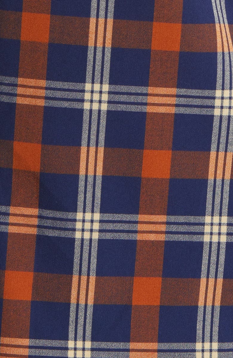 Mizzen+Main Men's City Trim Fit Plaid Stretch Flannel Button-Down Shirt, Alternate, color,