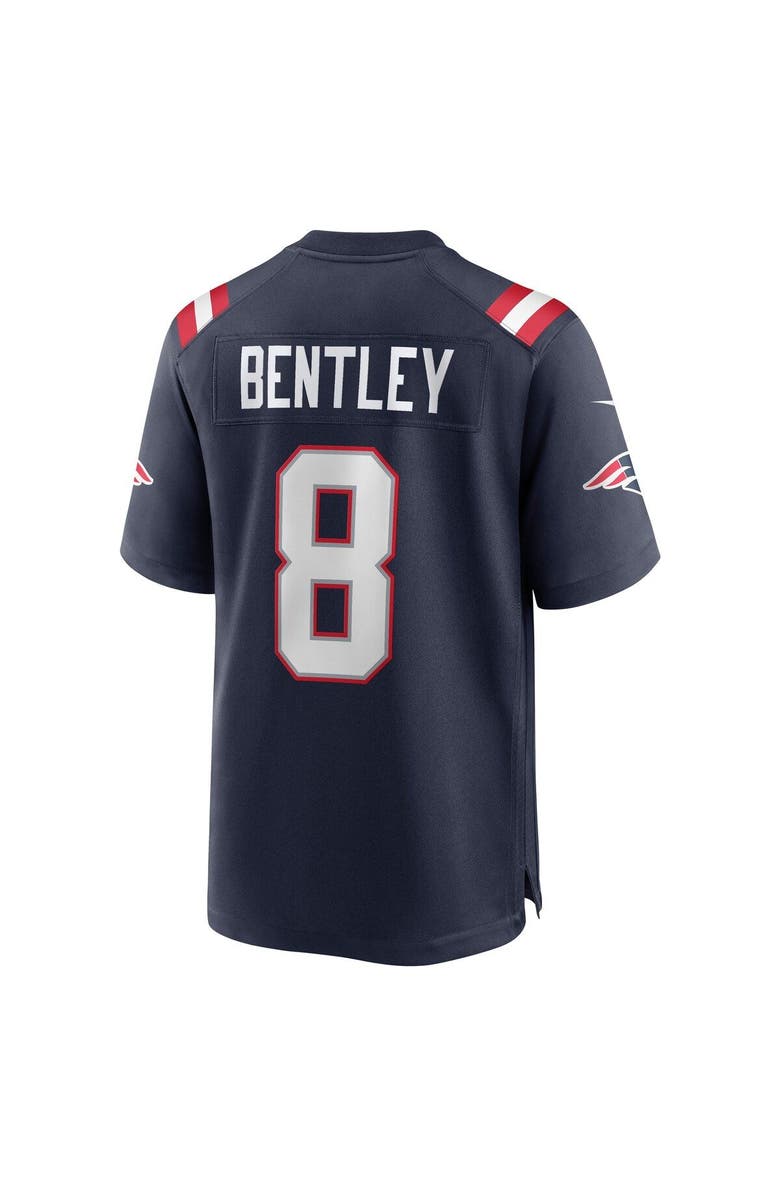 Nike Men's Nike Ja'Whaun Bentley Navy New England Patriots Game Player Jersey, Alternate, color, 