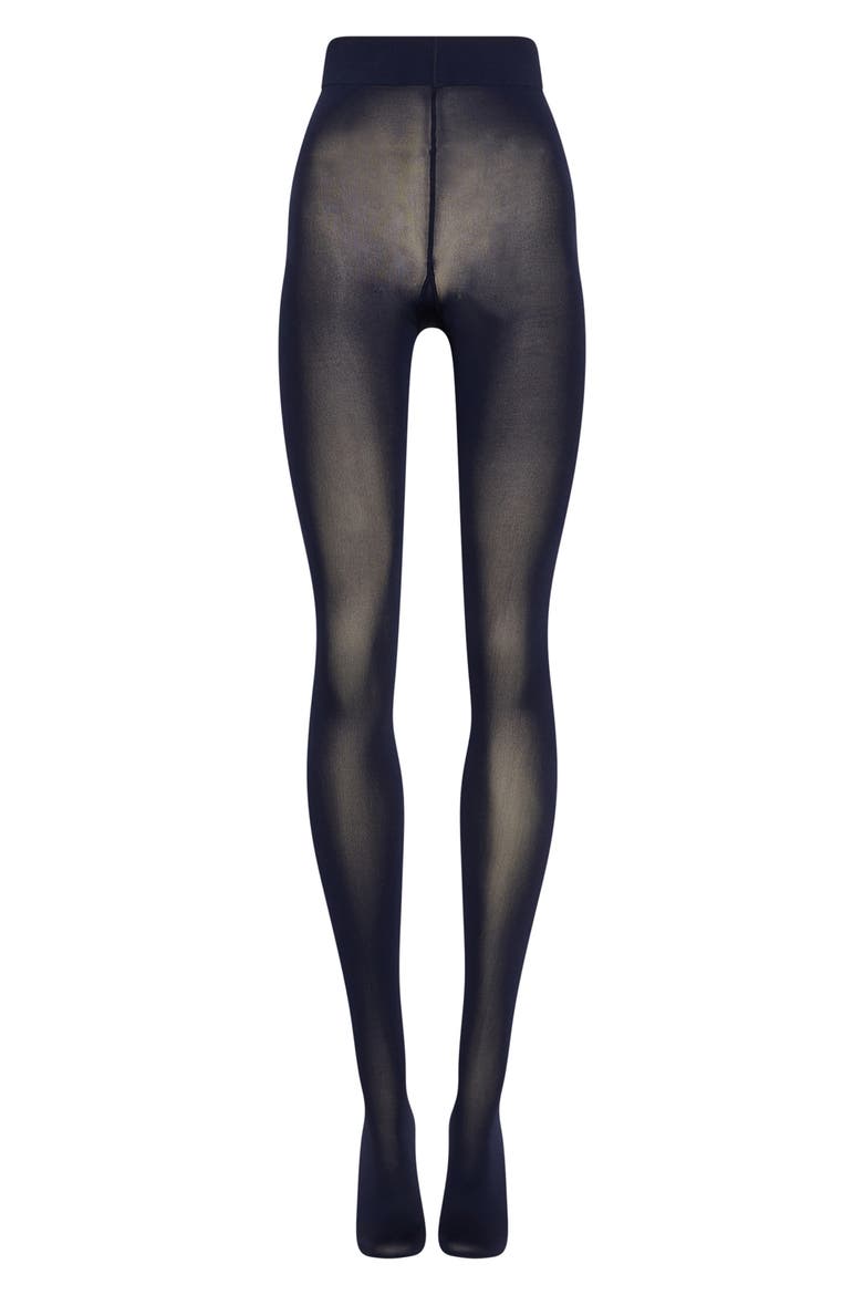 Velvet Deluxe Opaque Tights, Alternate, color, NAVY