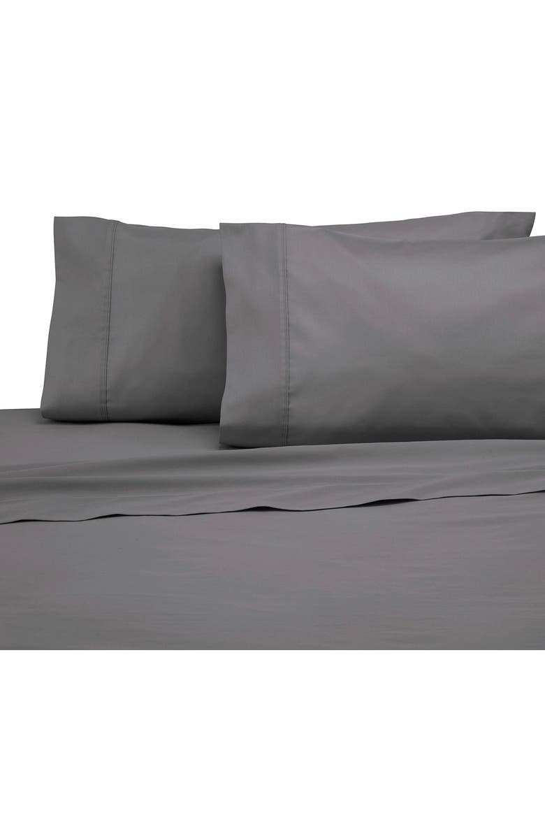 Modern Living Cotton Sateen Sheet Set, Alternate, color, Graphite