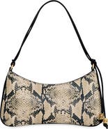 Rebecca Minkoff Reina Snake Embossed Leather Shoulder Bag