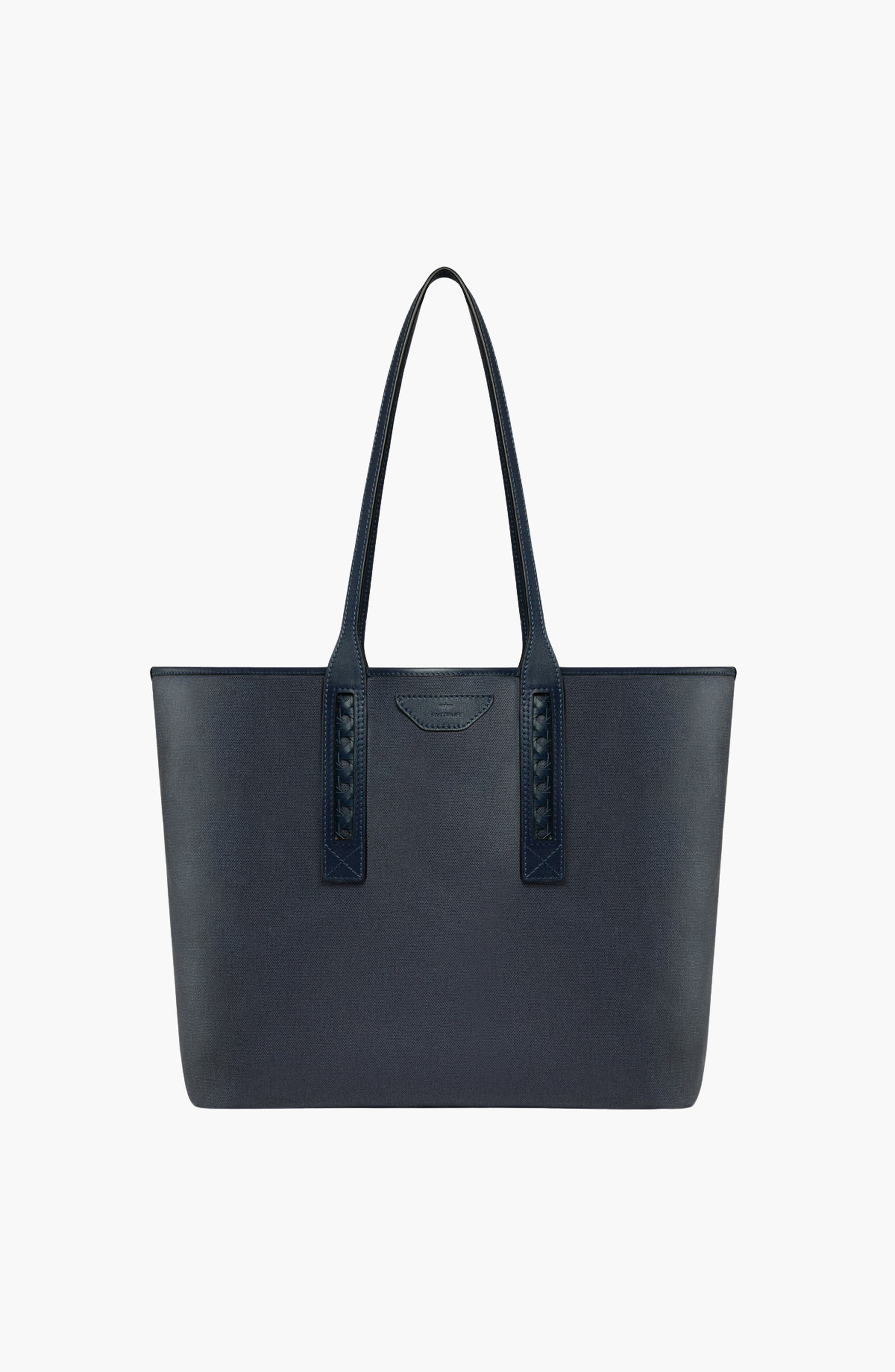 Aviteur Newport Supple Canvas Water-Resistant Tote Bag, Main, color, Blu Nautico