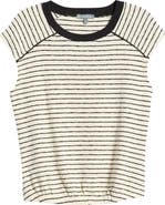 Wit & Wisdom Stripe Scoop Neck Knit Top