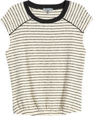 Wit & Wisdom Stripe Scoop Neck Knit Top