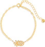 Kiara by Ki-ele Pineapple Charm Chain Bracelet