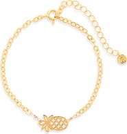 Kiara by Ki-ele Pineapple Charm Chain Bracelet