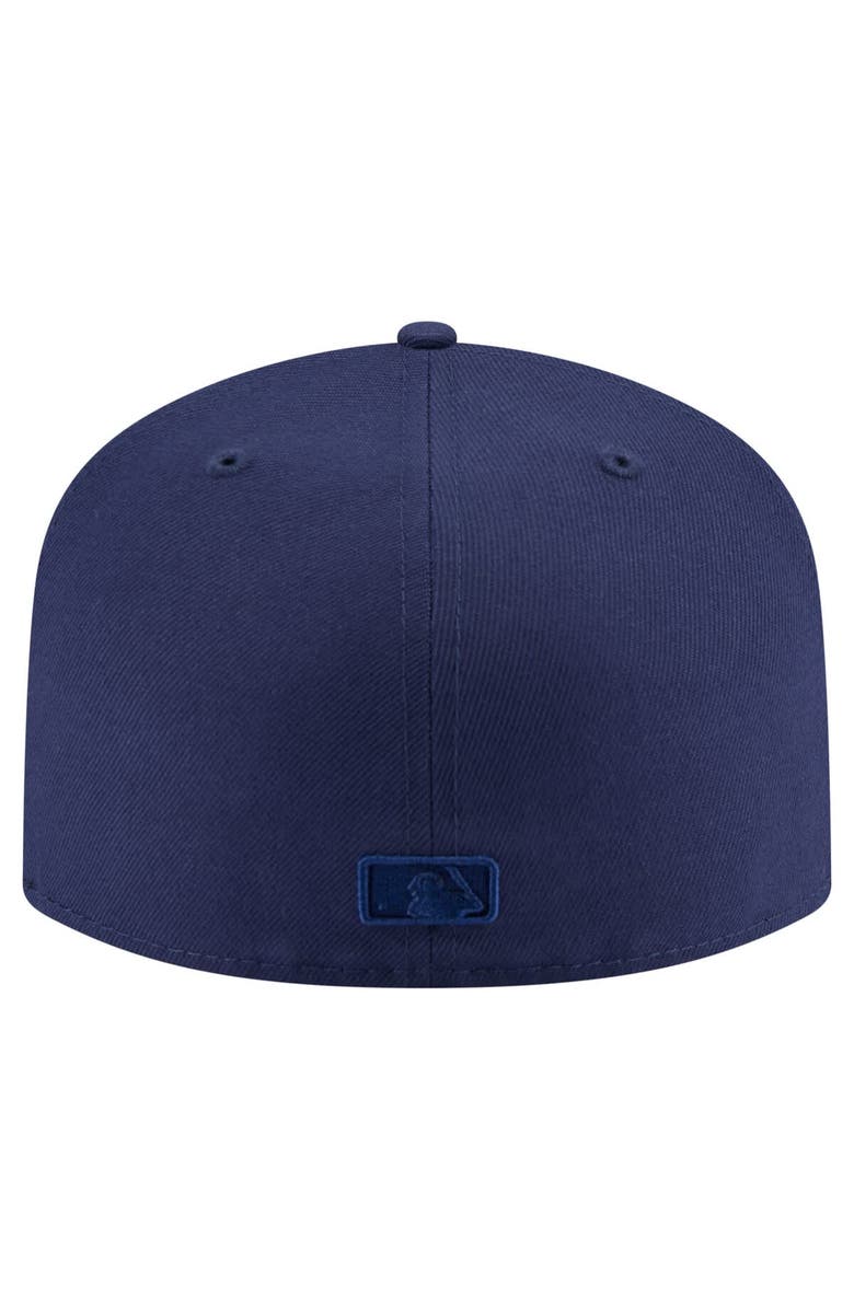 New Era Men's New Era Navy San Diego Padres Color Pack A-Frame 59FIFTY Fitted Hat, Alternate, color, 