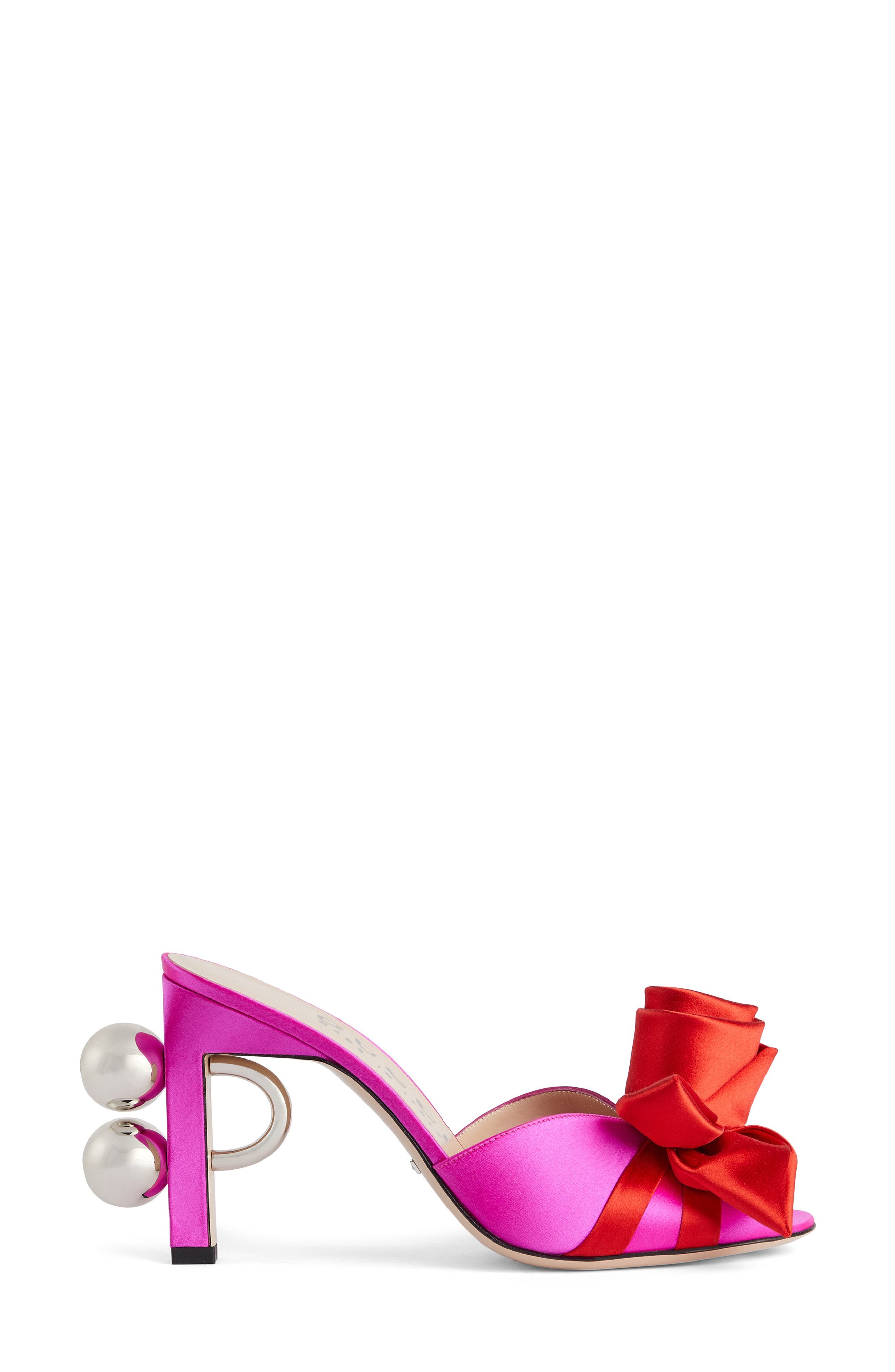 Shawana Satin Sandal, Alternate, color, PURE FUCHSIA