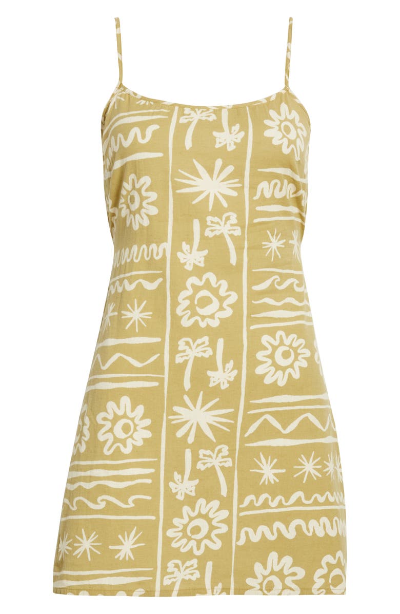 Billabong Beach Haze Body-Con Minidress, Alternate, color, Green Tea
