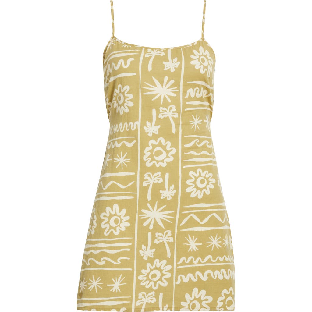 Billabong Beach Haze Body-con Minidress In Green