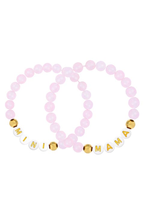 mma Rae & Little Miss Zoe 14K Gold Filled "Mommy & Me" Bracelet Set
