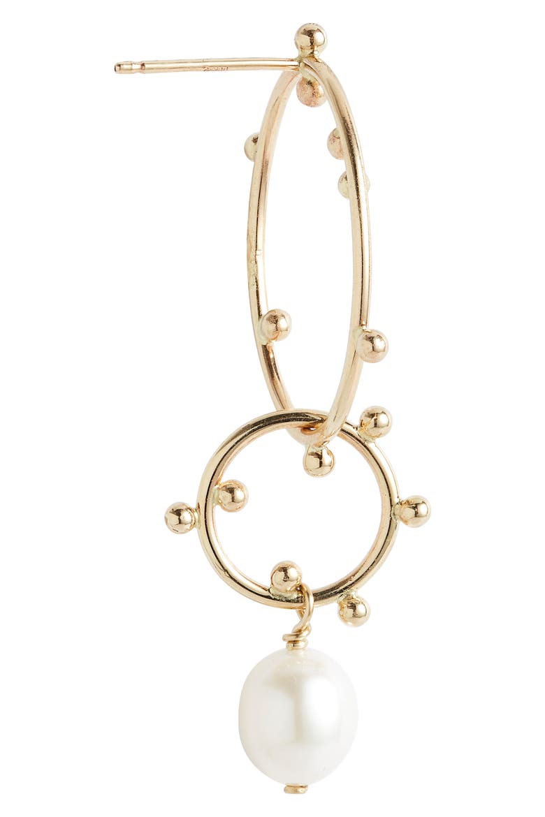 Scattered Bubble Drop Earrings, Alternate, color, GOLD