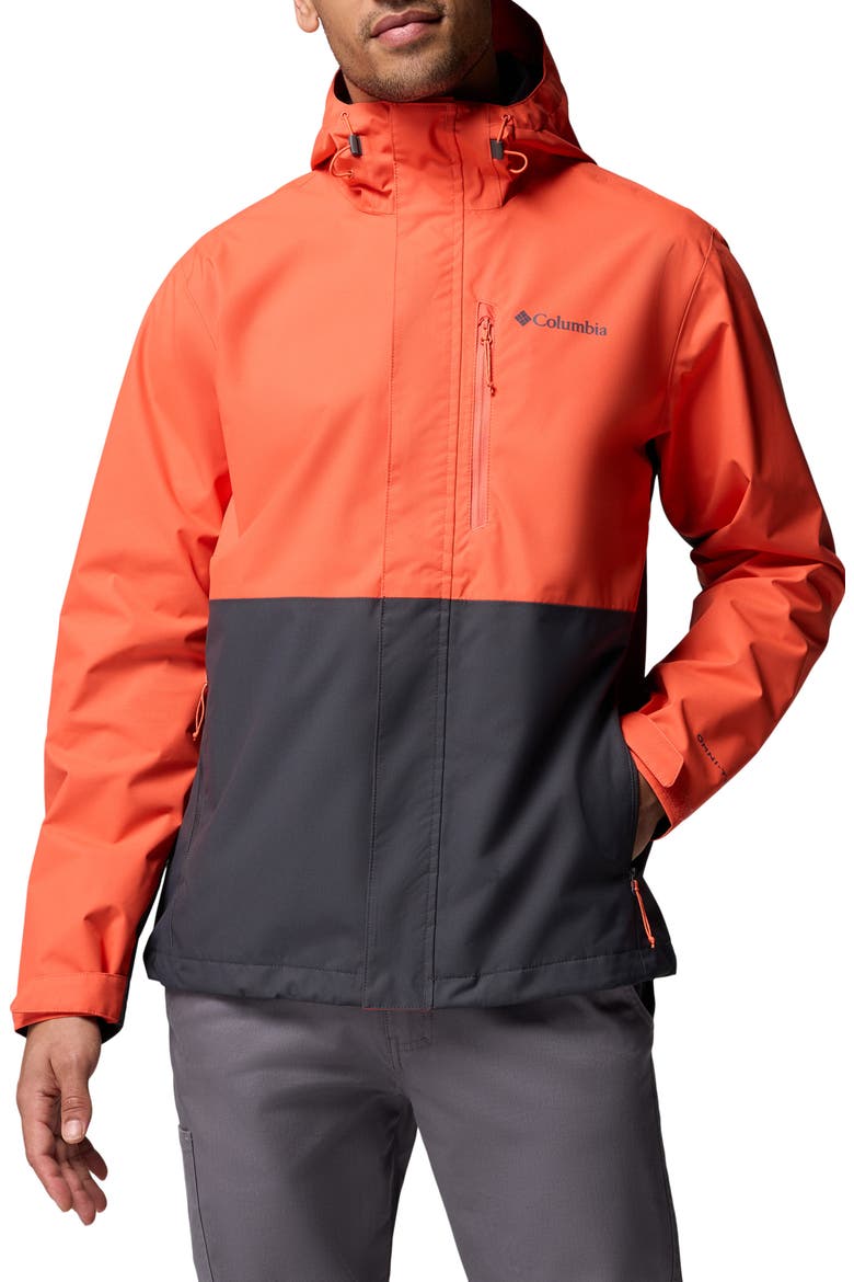 Hikebound™ II Rain Jacket, Main, color, ZING/ SHARK