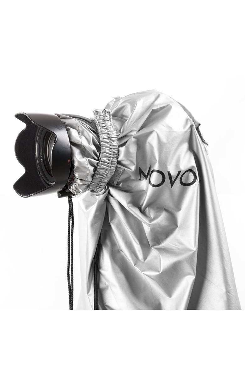MOVO CRC03 Extra-Long Waterproof Rain Coat for DSLR Camera, Lens & Tripod, Alternate, color, Black