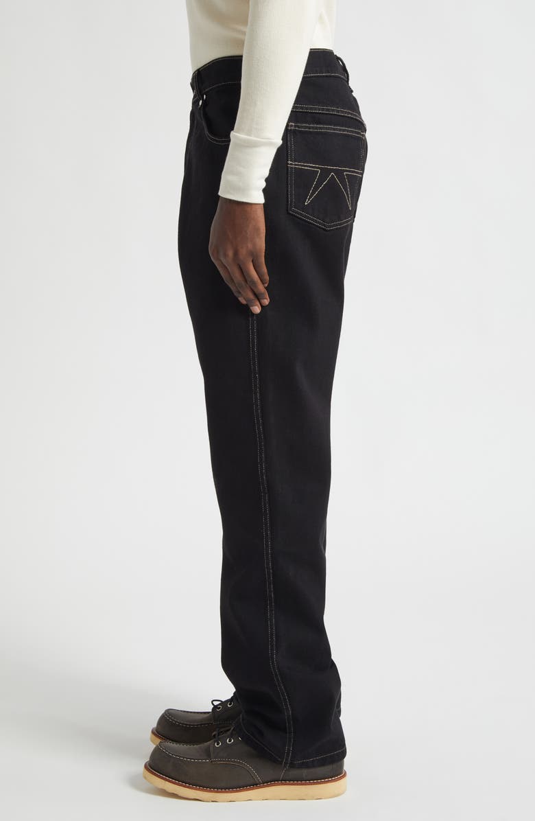 PHIPPS Standard Studded Slim Straight Leg Jeans, Alternate, color, Black