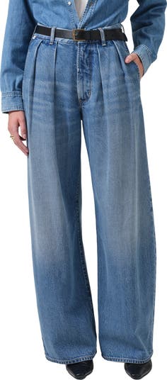 【oan】Petra Inspiration Denim Half Pants Citizens of Humanity Petra Pleated Nonstretch Jeans