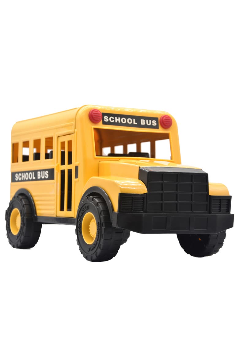 16" Mighty School Bus Yellow, Alternate, color, Multicolored