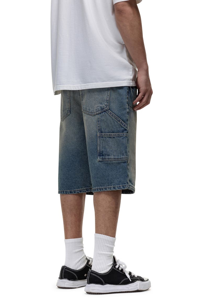 Release Blue Denim Shorts, Alternate, color, Blue