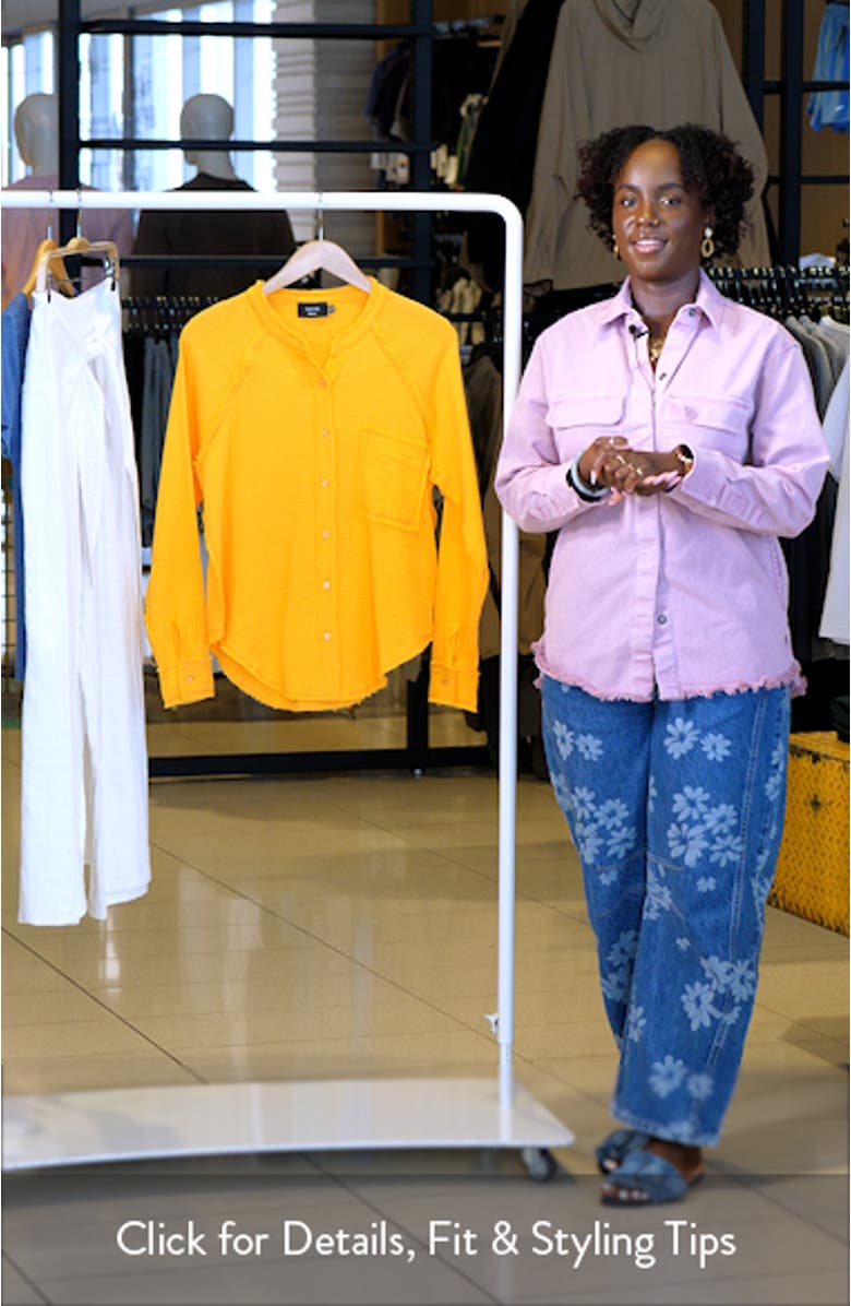 Chill Cotton Gauze Button-Up Shirt, sales video thumbnail