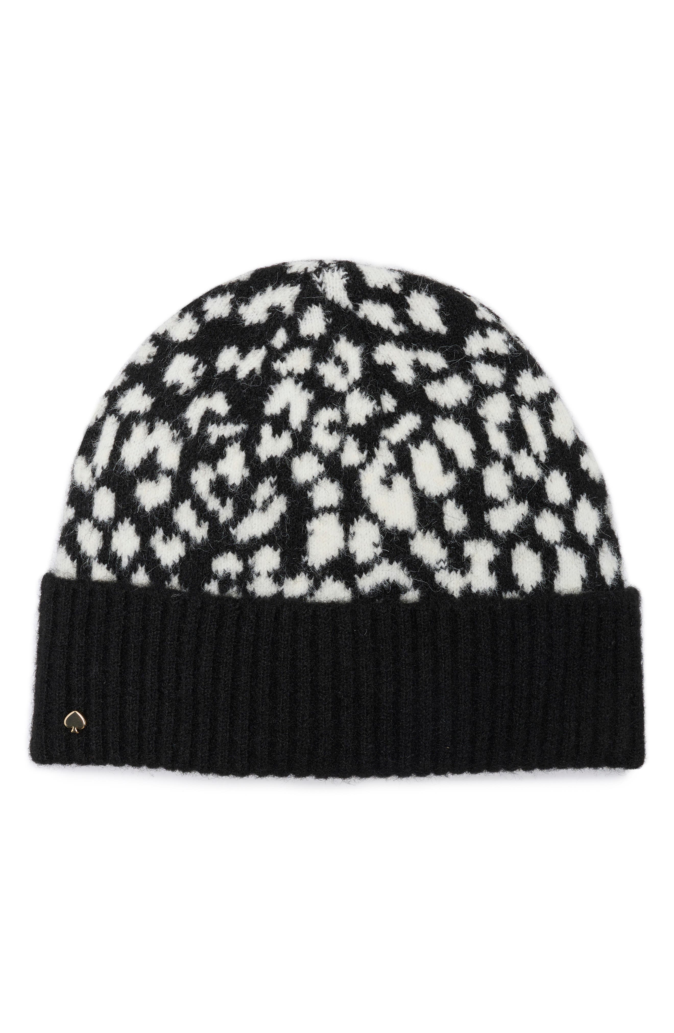 Kate Spade New York Leopard Beanie