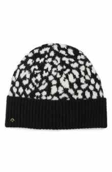 Kate Spade New York Leopard Beanie