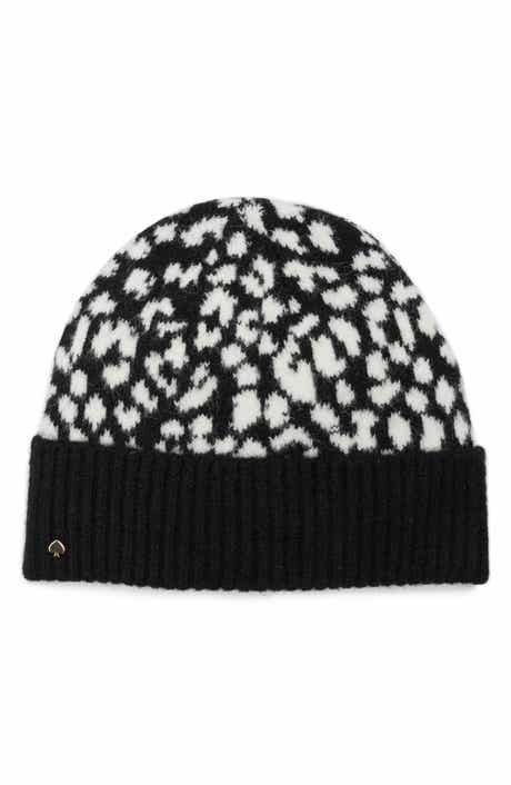 Kate Spade New York Leopard Beanie