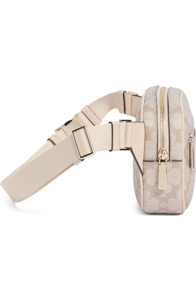 Kate Spade New York signature spade flower belt bag, Alternate, color, Dark Beige Multi