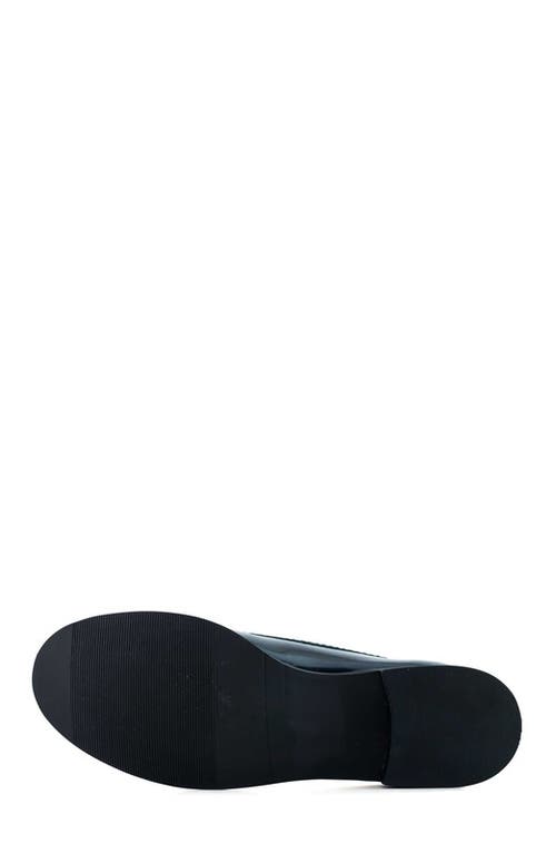 Marc Joseph New York East Village Patent Leather Penny Loafer In Blue