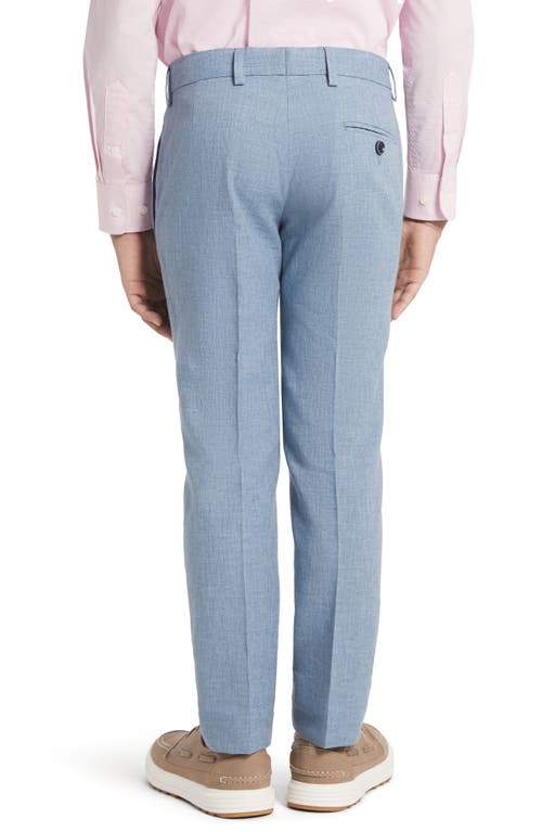 Tallia Kids' Linen Blend Dress Pants In Blue