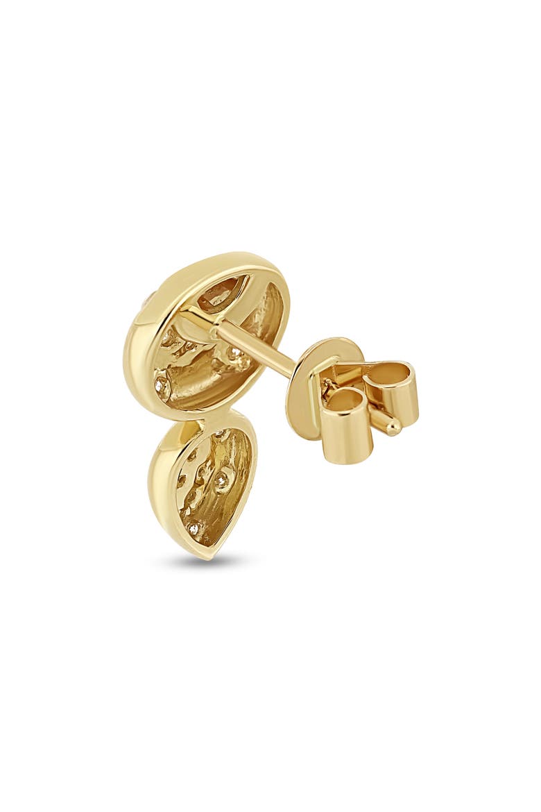 Mika Diamond Stud Earrings, Alternate, color, 18K YELLOW GOLD
