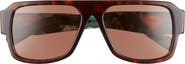 Prada 56mm Pilot Sunglasses