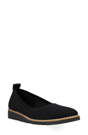 Eileen Fisher Etta Slip-on Flat In Black