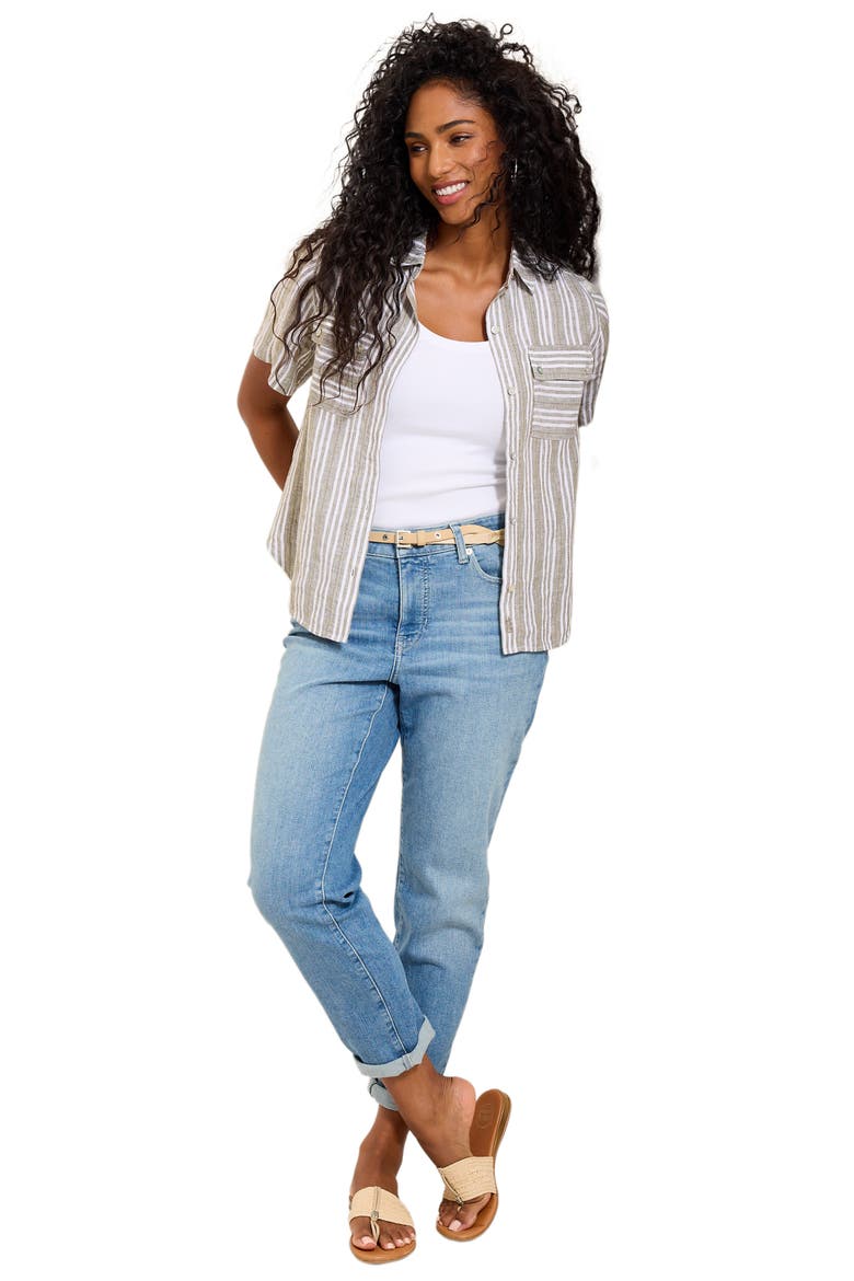 Slim Crop Boyfriend Jeans, Alternate, color, SOFT SURF WASH