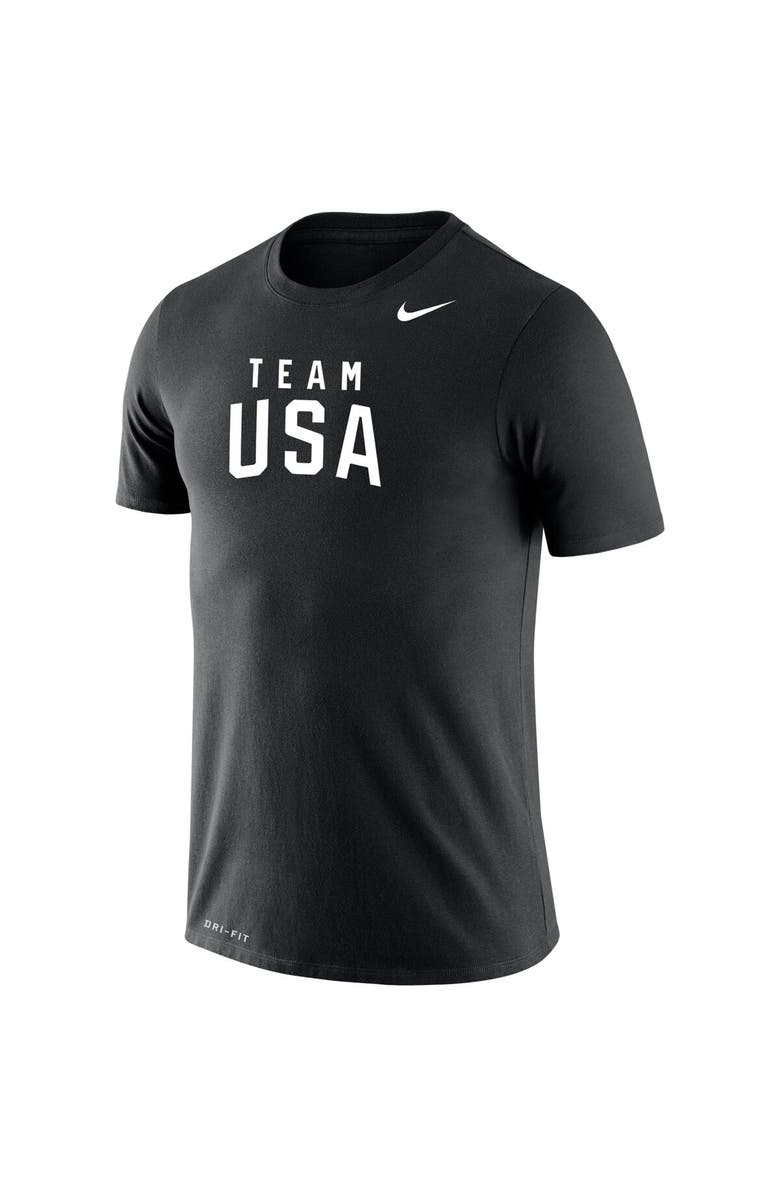Nike Men's Nike Black Team USA Legend Performance T-Shirt, Alternate, color,