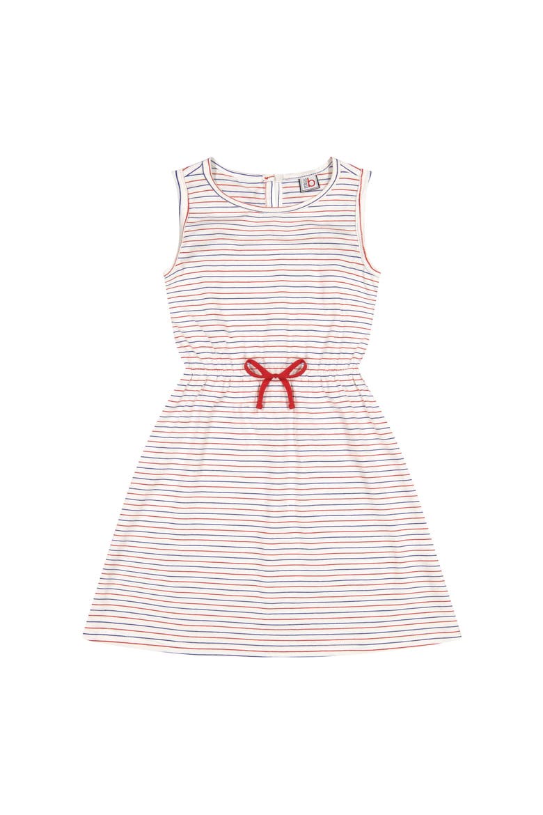 Sara Racerback Dress Red White Blue Stripe, Main, color, Red White Blue Stripe