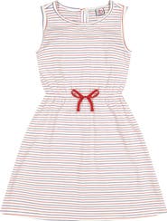 Busy Bees Sara Racerback Dress Red White Blue Stripe