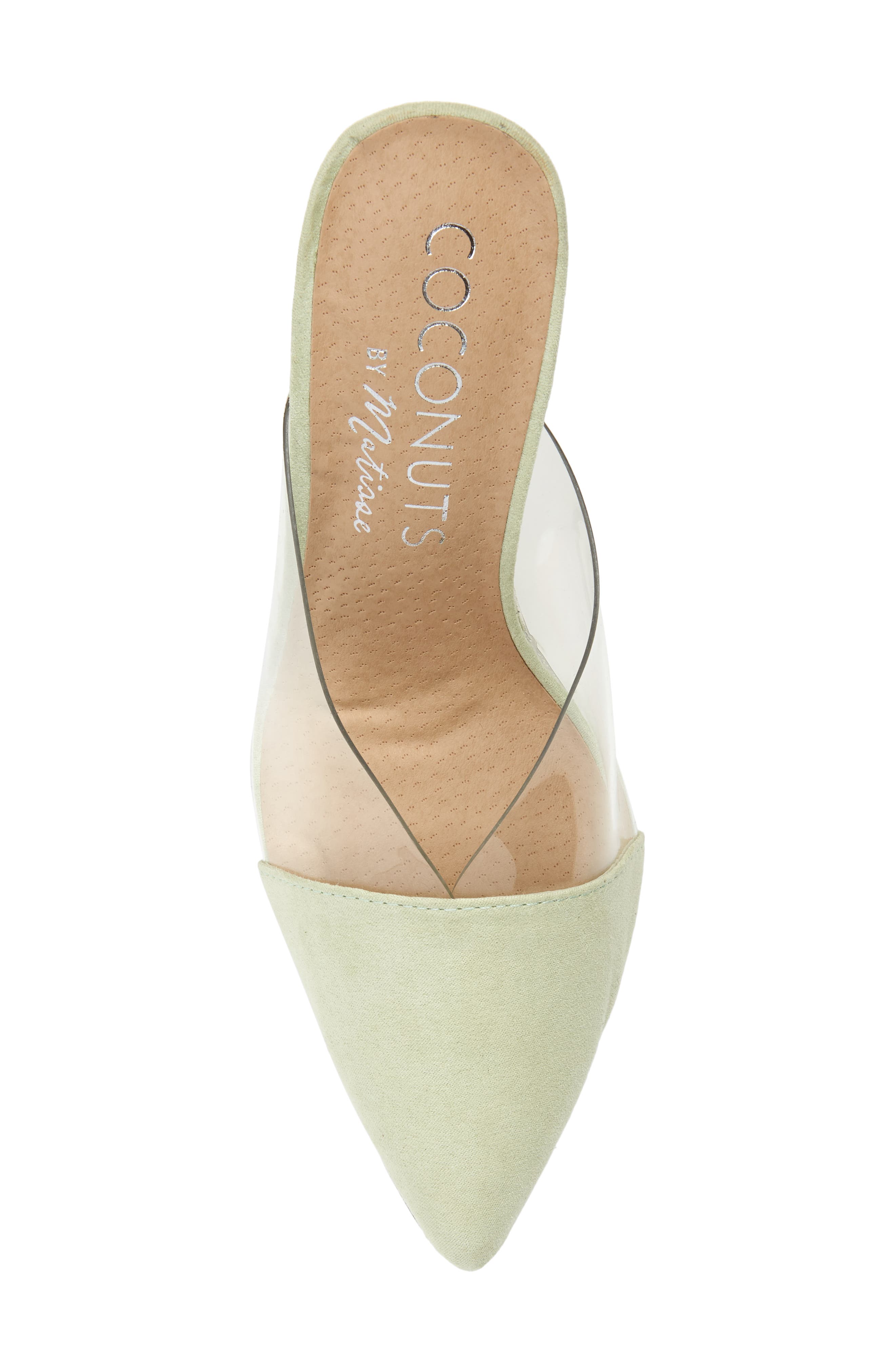 Shauna Translucent Mule, Alternate, color, MINT
