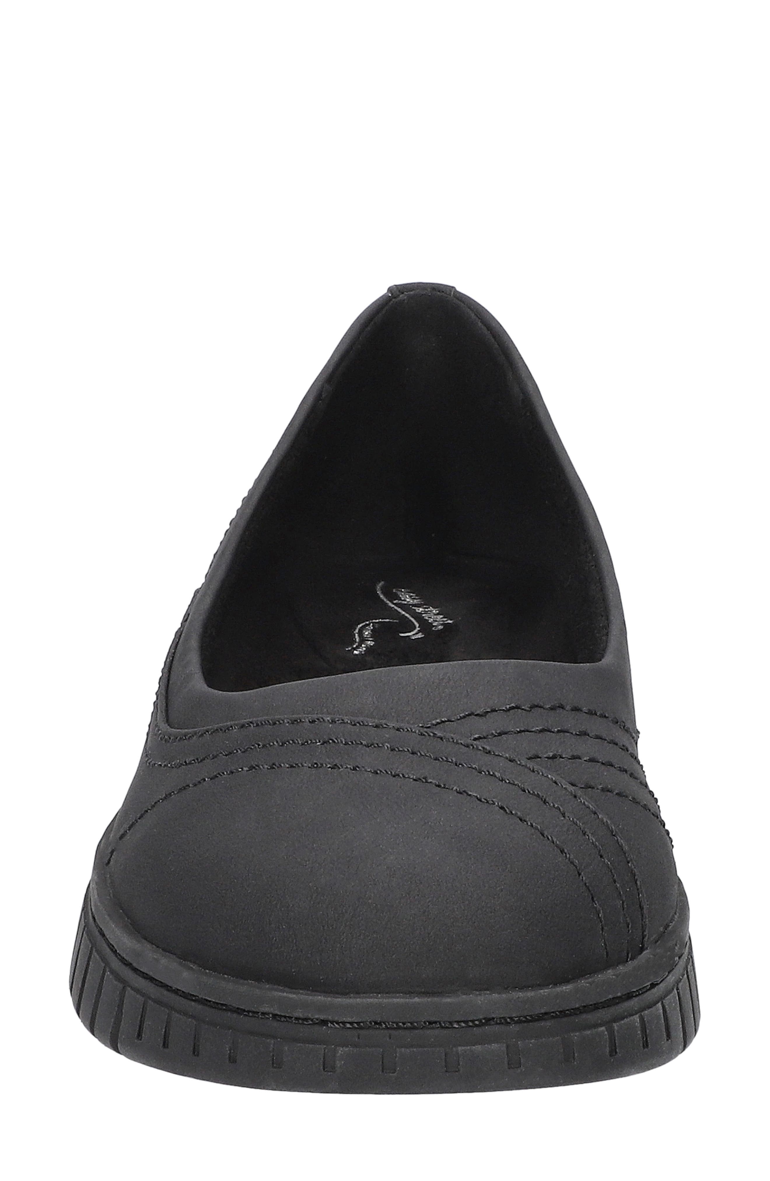 EASY STREET Cosma Flat, Alternate, color, Black