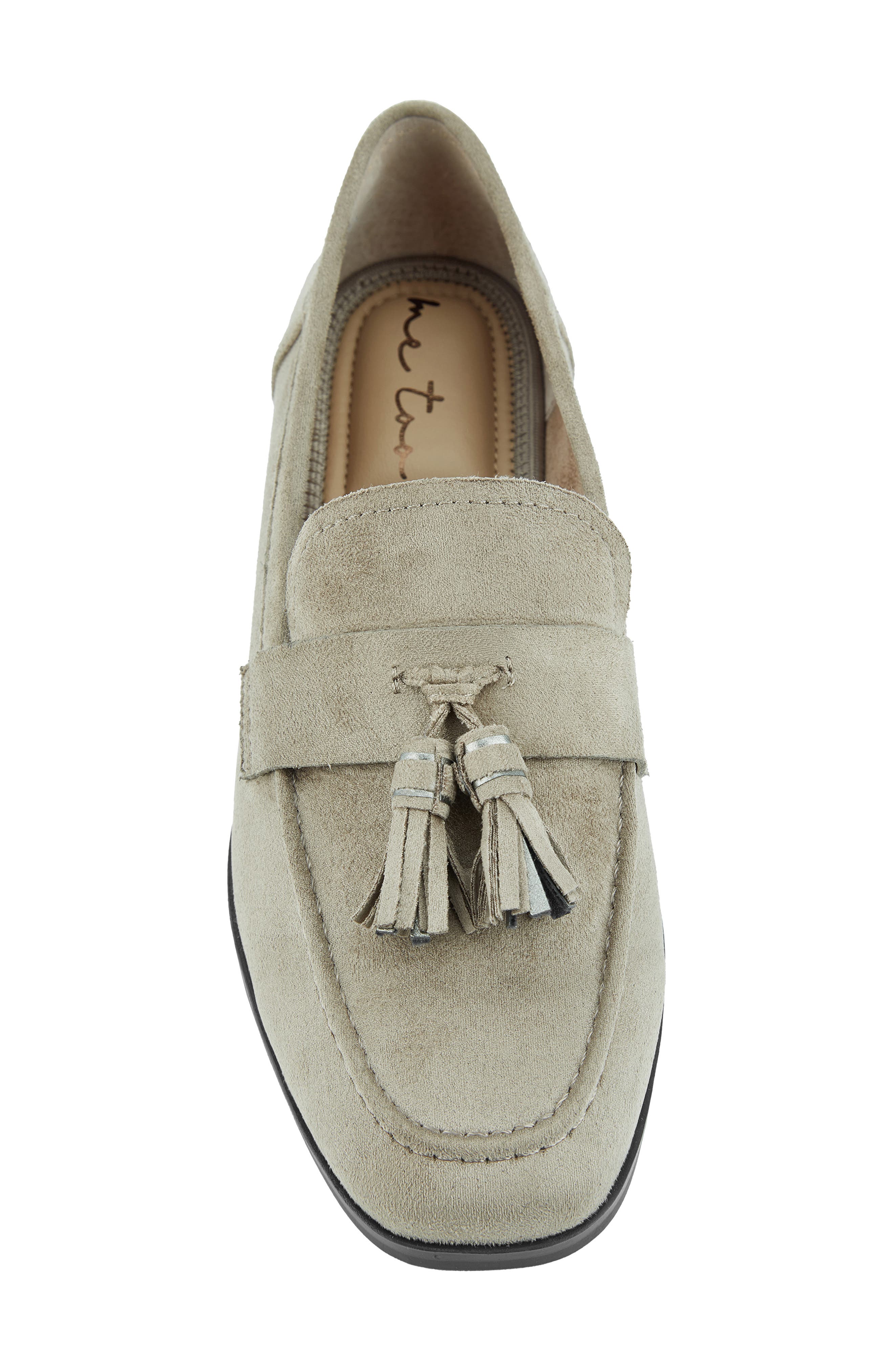 Me Too Blane Tassel Loafer, Alternate, color, Khaiki