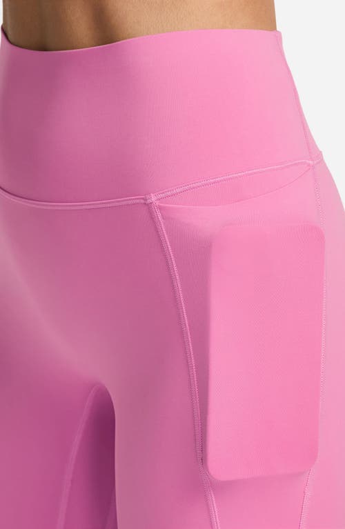Nike Universa Medium-support High-waisted Pocket 7/8 Leggings In Pink