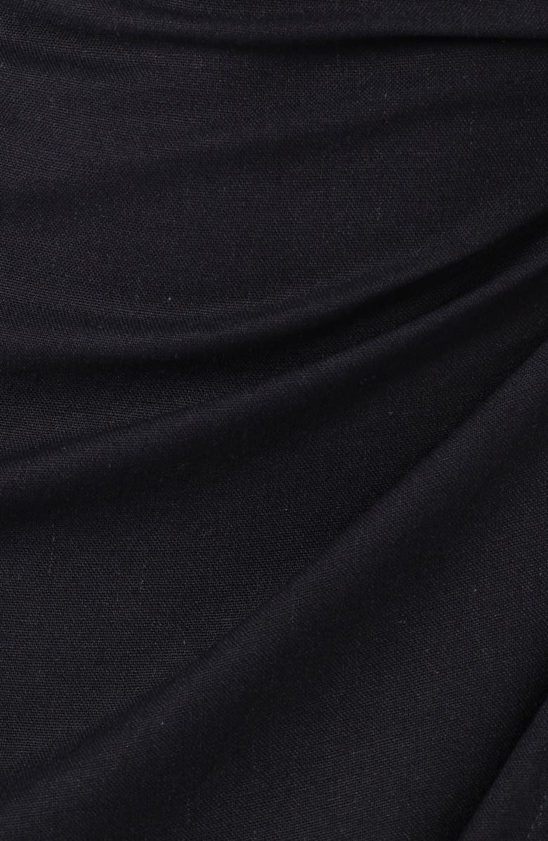 Petal & Pup Misty Wrap Skirt Linen & Cotton Midi Dress, Alternate, color,